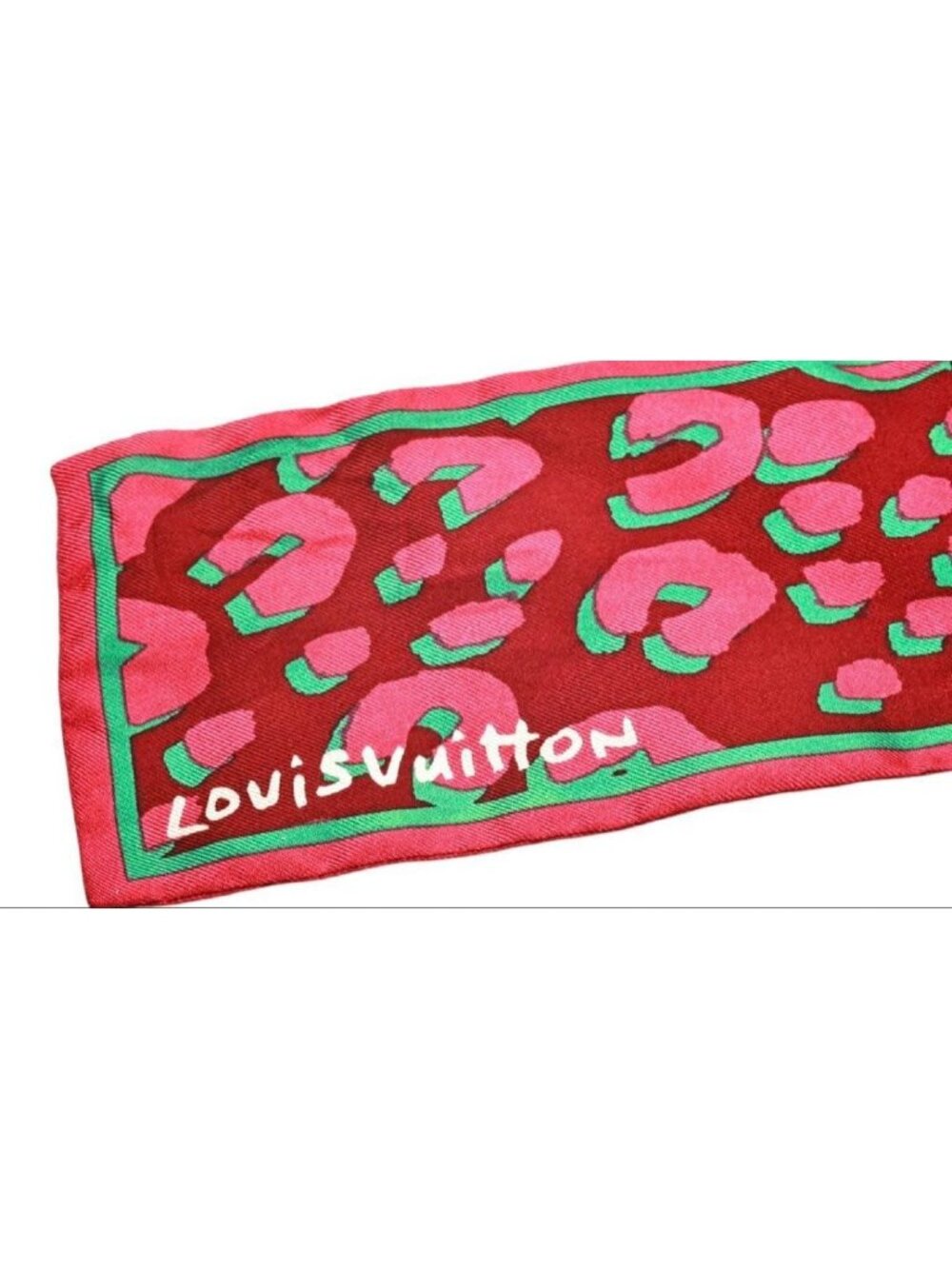 Louis Vuitton Leopard Print Silk Scarf - Picture 7 of 10